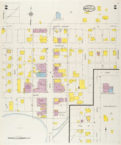 Sanborn Map Of Monitcello Map Or Atlas Wisconsin Historical Society