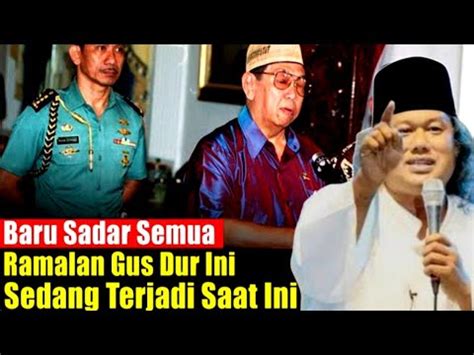 Gus Muwafiq Terbaru 2024 BARU SADAR SEMUA RAMALAN GUSDUR YouTube