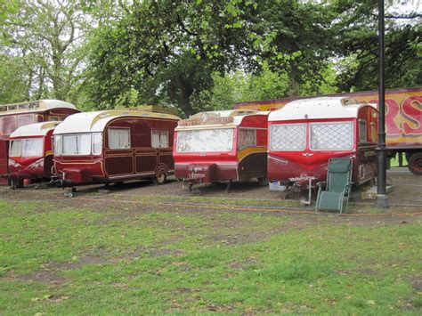 Old Caravans In Use On Carters Fair Robert Flickr