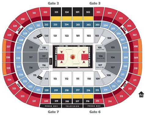 Bulls United Center Seating Chart Center Seating Chart