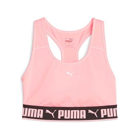 Puma Damen Sport Bh Mid Impact Puma Strong Bra Pm Cortexpower De