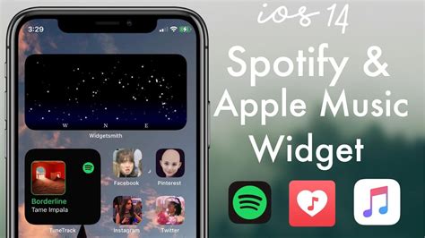 How To Get Spotify Apple Music Widget Tunetrack Ios Youtube