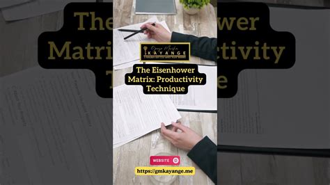 Master the Eisenhower Matrix for Ultimate Productivity – The Golden Key ...