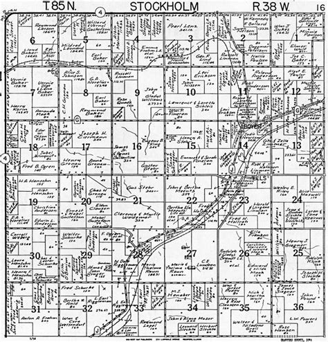 Stockholm Twp Crawford Co Ia 1958