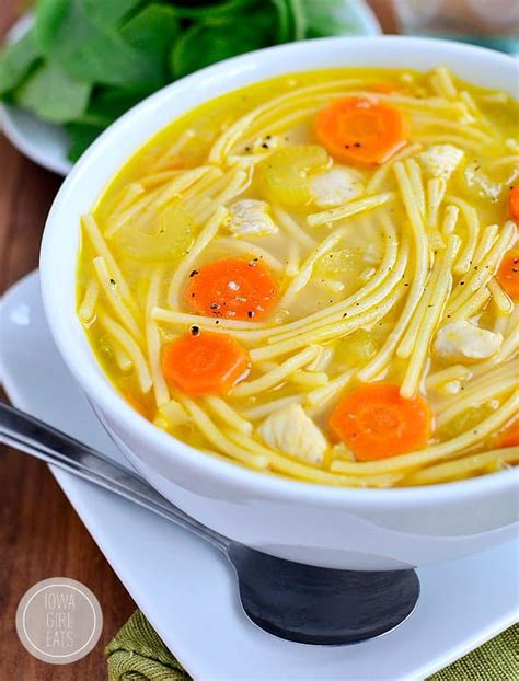 Gluten Free Homemade Chicken Noodle Soup - Iowa Girl Eats
