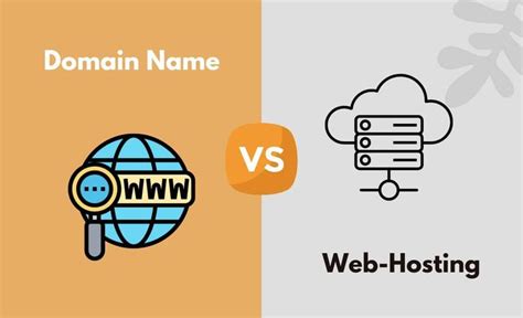 Domain Name Vs Web Hosting What S The Difference With Table