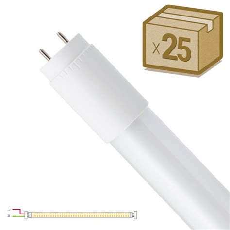 25x Tubo LED Cristal T8 10w 60cm PRO AtrapatuLED