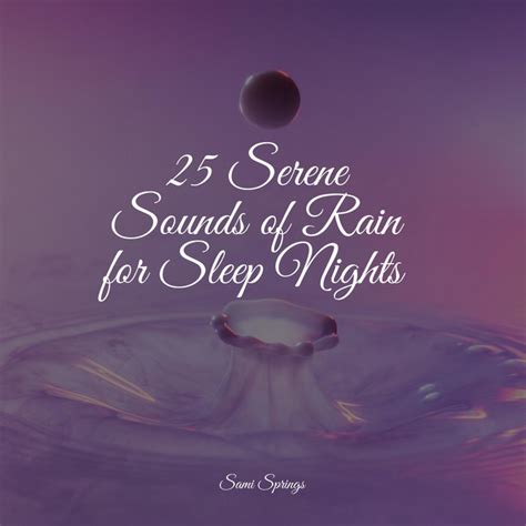 25 Serene Sounds Of Rain For Sleep Nights Album By Massage Therapy