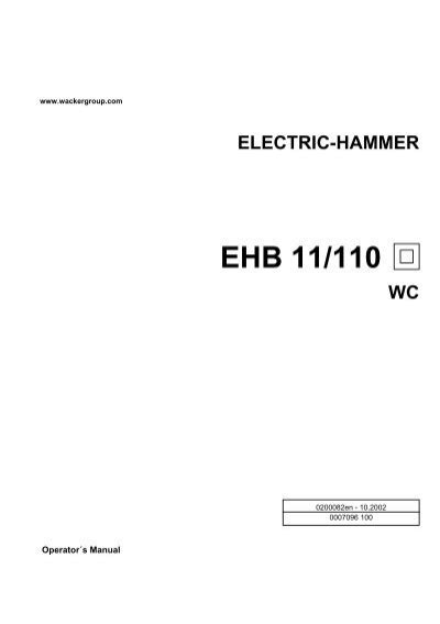 Ehb Wacker Neuson