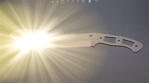 Рубящий нож для бушкрафта "СИНЕРГИЯ" 3D модель - YouTube