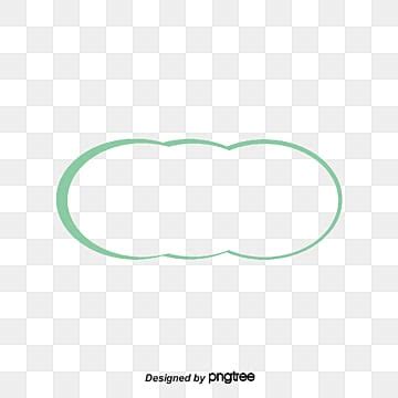 Green Title Box PNG Picture, Green Oval Title Box, Vector Png, Chalk ...