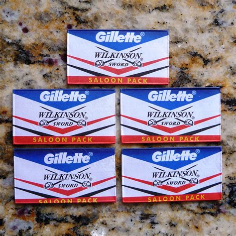 10 Gillette Wilkinson Sword Double Edge Razor Blades EBay