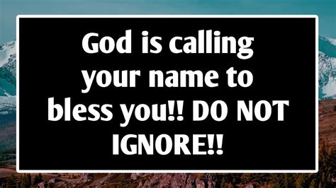 🌈 Gods Message Today 🤫🙏 God Is Calling Your Name To Bless You God