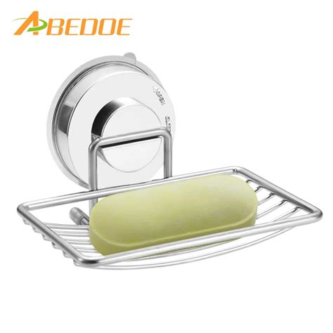 ABDEDOE Stainless Steel Soap Holder Wall Mounted Strong Suction Soap