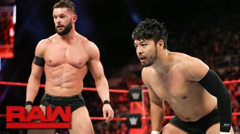 Finn Bálor Hideo Itami vs The Miztourage Raw Dec 18 2017 YouTube