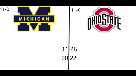 Ohio State Vs Michigan Hype Youtube