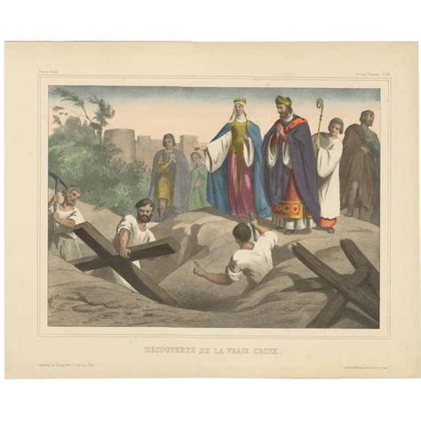 Antique Religious Print No 34 Jesus Carrying The Cross Circa 1840