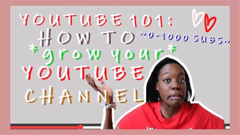 Youtube 101 Growing On Youtube Hitting 1000 Subscribers Youtube