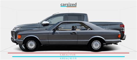 Dimensions Mercedes Benz S Class 1981 1985 Vs Mitsubishi L200 2019