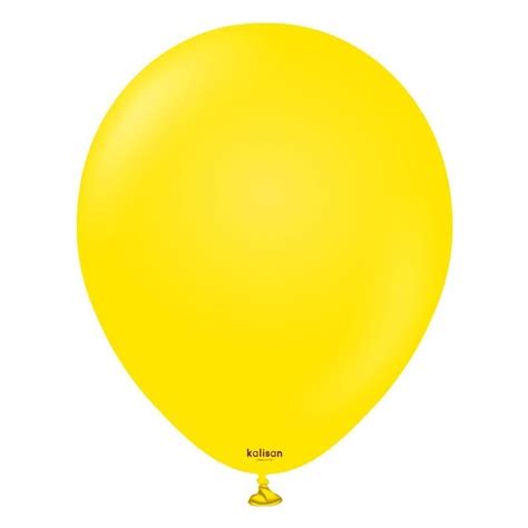 Globos Redondos L Tex Standard Amarillo Kalisan Globodeco Es