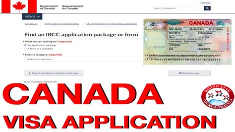 How To Fill Canada Visa Application Form Online Step By Step Guide In