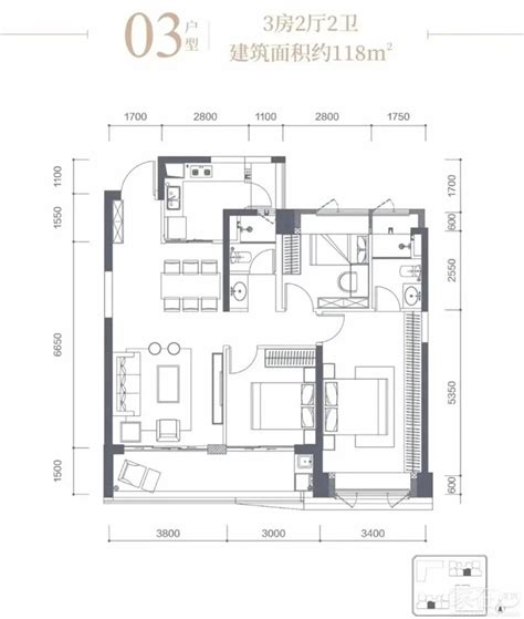 【个人】前海一手现房【天健悦桂府】116 平方 1180 带精装修 家在深圳