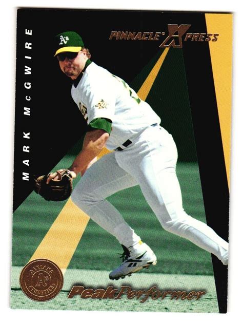 1997 Pinnacle X Press 143 Mark McGwire Oakland Athletics EBay