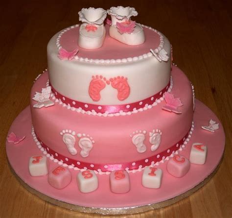 Girls Christening Cake Decorated Cake By Sandra S Cakes Cakesdecor