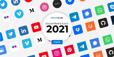 Social Media Icons 2021 by SHOCKStudio.pl (Community) | Figma Community