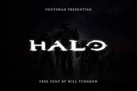 Halo Font Free Download Fontswan