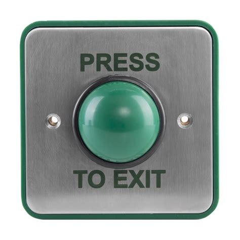 Access Control Green Dome Exit Button