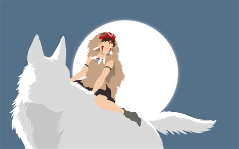 Baixe O Papel De Parede Moro Princesa Mononoke Para O Seu Celular