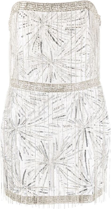 Retrofete Dixie Sequin Fringe Embellished Minidress Shopstyle