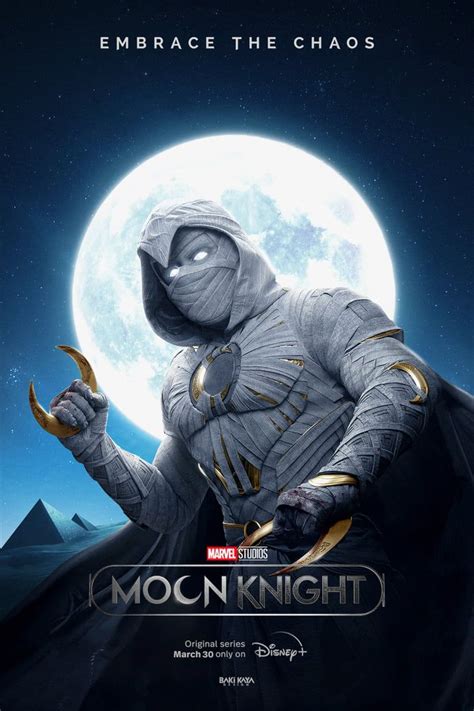 EMBRACE THE CHAOS Moon Knight Poster Art By Bakikaya Art Superhero