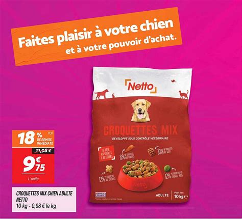 Promo Croquettes Mix Chien Adulte Netto Chez Netto ICatalogue Fr