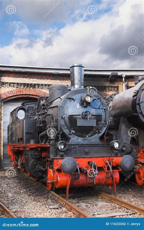 De Locomotief Van De Stoom Stock Foto Image Of Ijzer 11633342