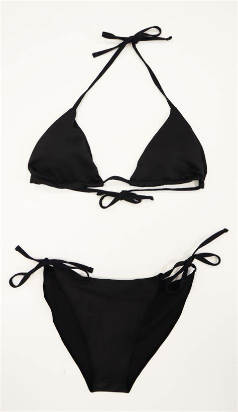 Dissolving Bikini Set Hen Do Prank Joke Dissolvable Black String