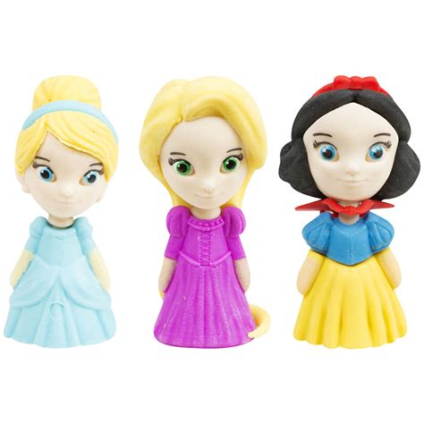 Disney Princess 3d Puzzle Erasers 3 Pack Wilko