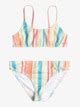 Siesta Stripe Bralette Bikini Set für Mädchen Roxy