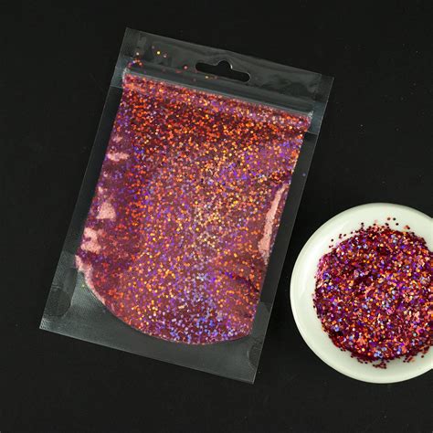 High Quality Fine Holographic Polyester Loose Fine Rainbow Glitter Powder Bulk Glitter 1kg Buy