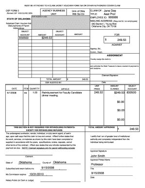 Fillable Online Ouhsc Notarized Form Example Ouhsc Fax Email Print