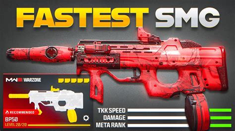 I Built The FASTEST SMG In WARZONE MW3 Best TTK Meta Loadout In