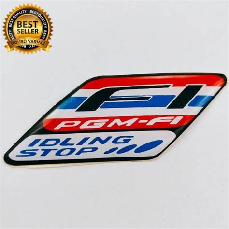 Jual Emblem Timbul HONDA Logo PGM FI BEAT ESP VARIO 110 125 150 TECHNO