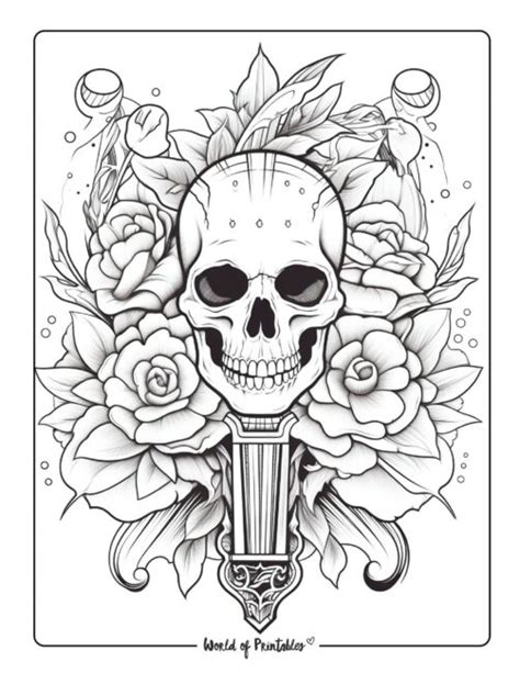 Tattoo Coloring Sheets