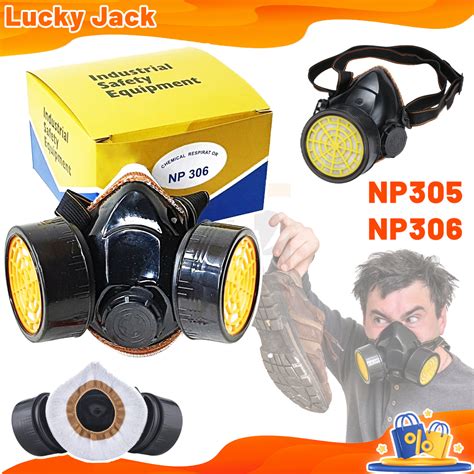 NP 305 NP 306 Chemical Anti Dust Paint Respirator Mask Double Single