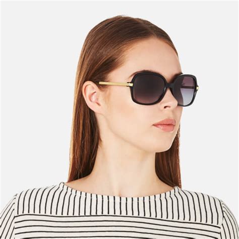 Michael Michael Kors Womens Adrianna Ii Sunglasses Black Womens