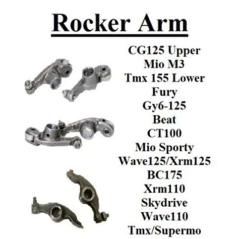 Motorcycle Rocker Arm Wave Tmx Ct Xrm Skydrive Fury Mio M Nmax Rusi