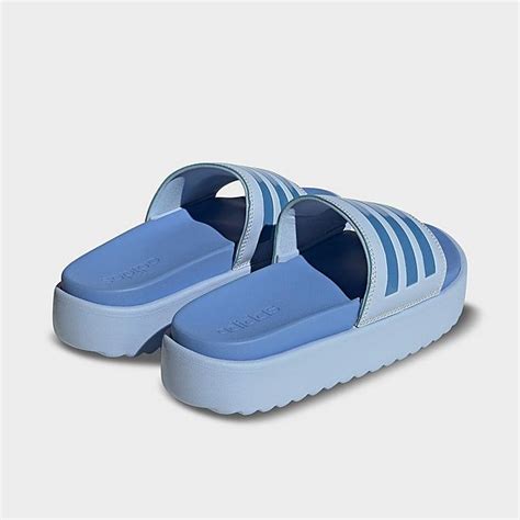 Womens Adidas Adilette Platform Slides Finish Line