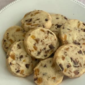 Rezept Shortbread Cookies Mit Orange Und Schokolade Feinslieb