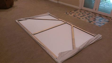 diy projector screen frame wood - Sebrina Bain